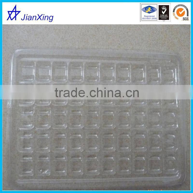 black integrated circuit tray or tray for hybrid integrated circuit