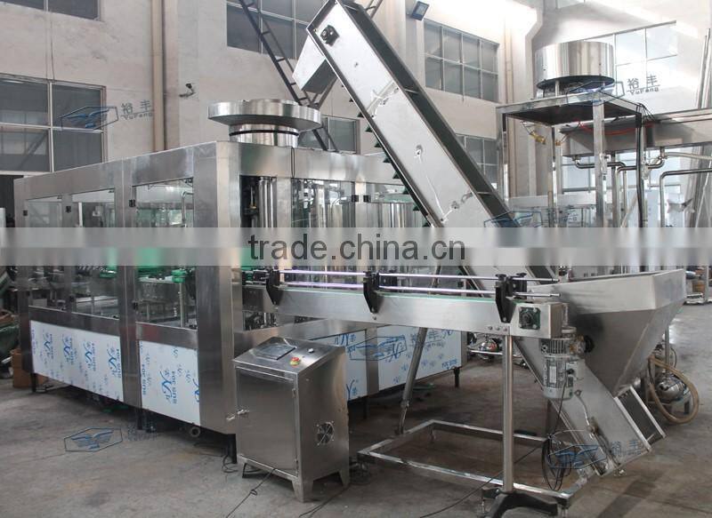 Automatic 3 in 1 2000-15000BPH glass bottled beer filling machinery