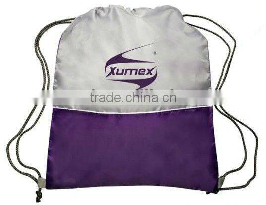 drawstring backpack bag reflective