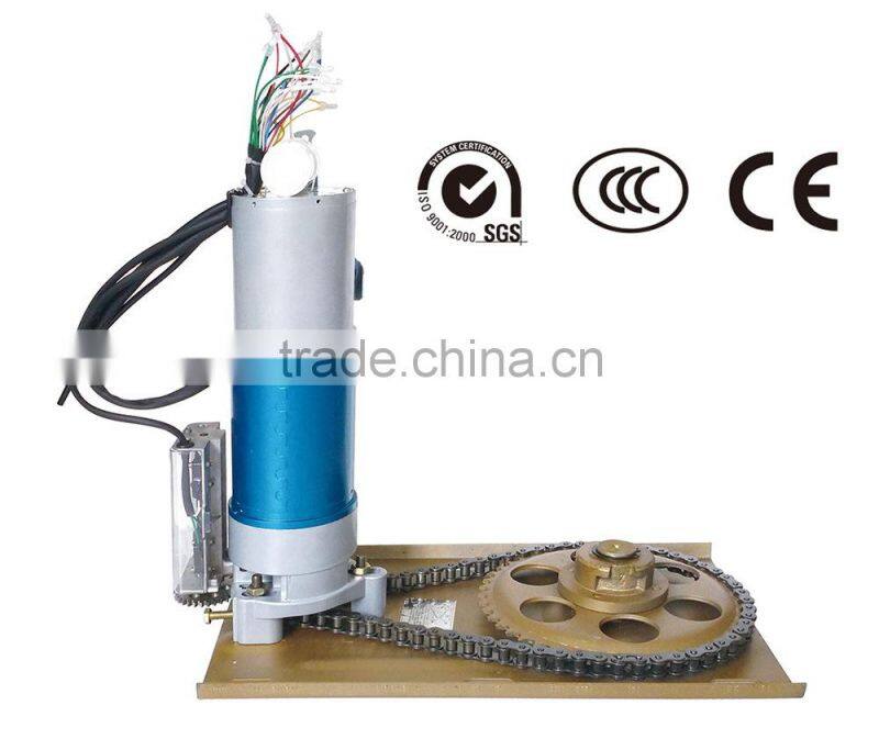 Low energy electric motors for roller shutter doors