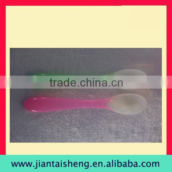 Baby feeding silicone spoon