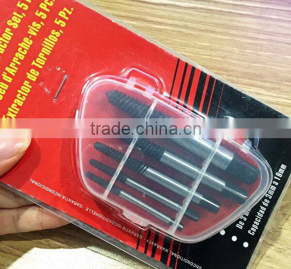 5pcs Screw exactor damaged screw remover set