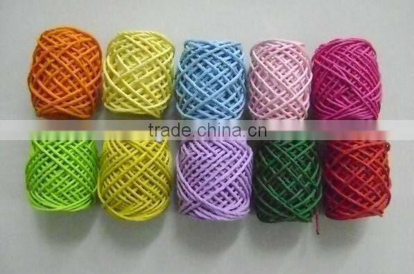 HOT SALE 4pk 10M Paper Raffia Ribbon Cops