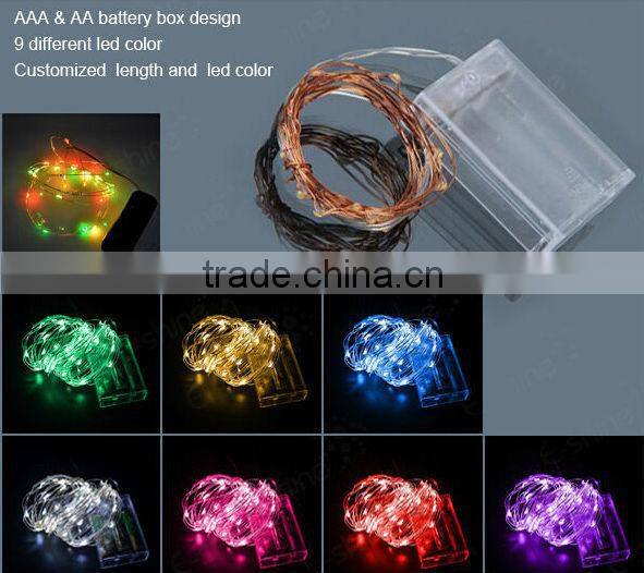 Mini CR2032 operated 50000h life time christmas candle bridge light