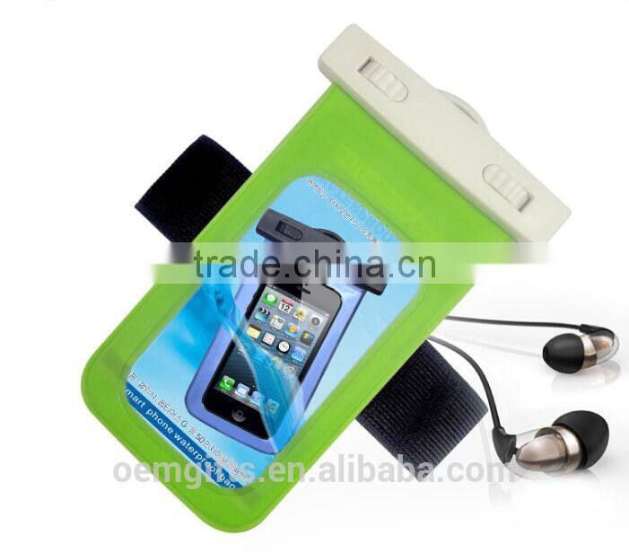 PVC Waterproof Swimming And Diving Bag For iPhone