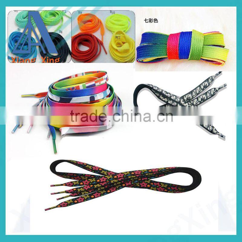 Factory direct sale custom print shoelace manufacturer, custom shoe laces