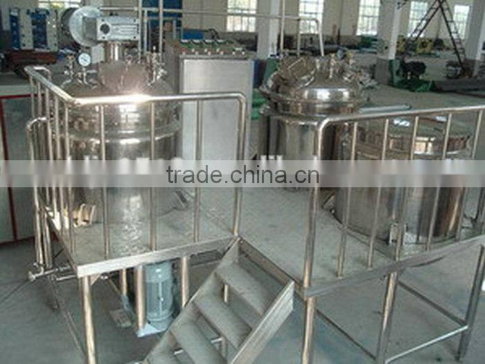 Pharmaceutical Ointment Cream Emulisifier Tilting Lifting Blending Machine