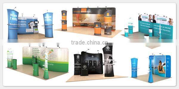 17ft Curved Portable Tension Fabric Wall