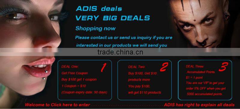 eye cats body piercing jewelry bcr 14G