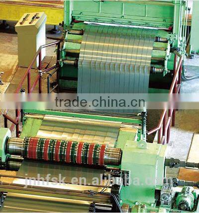 Recoiled coil weight 15000kgs automatic slitting machine