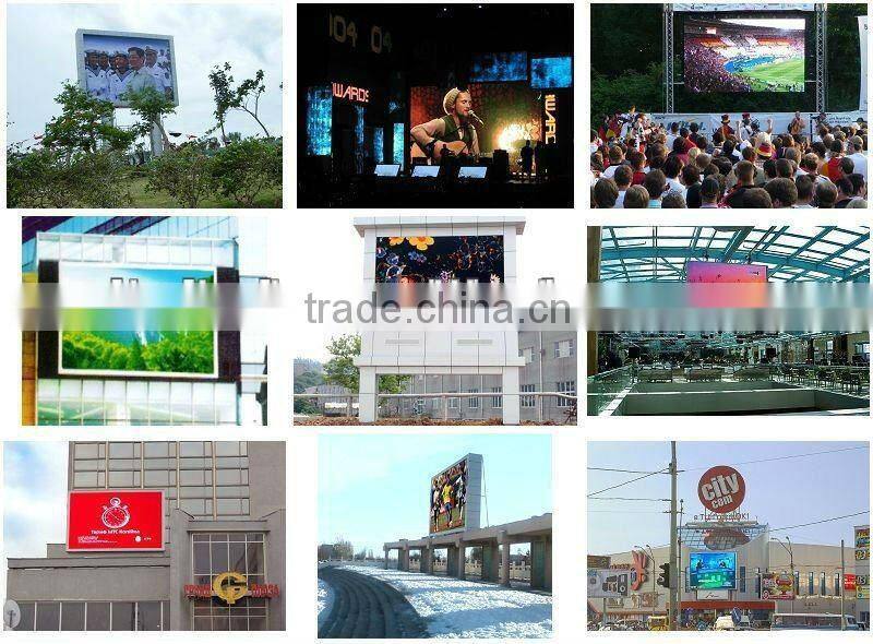 high brightness P10 outdoor led advertising screen wall video/picture/text