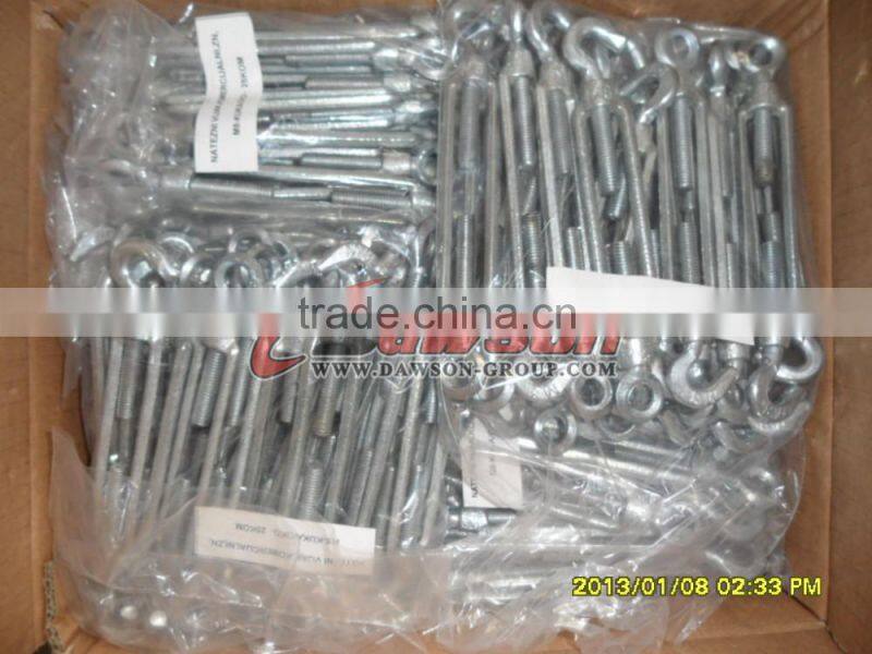 Eye and Eye din 1480 standard wire rope turnbuckle