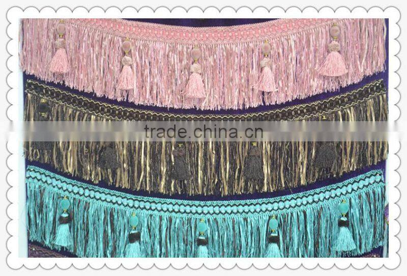 fancy decorative colorful curatin tassels,tassels for curtains