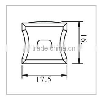 2016 LED Aluminum extrusion aluminium profile for led strips