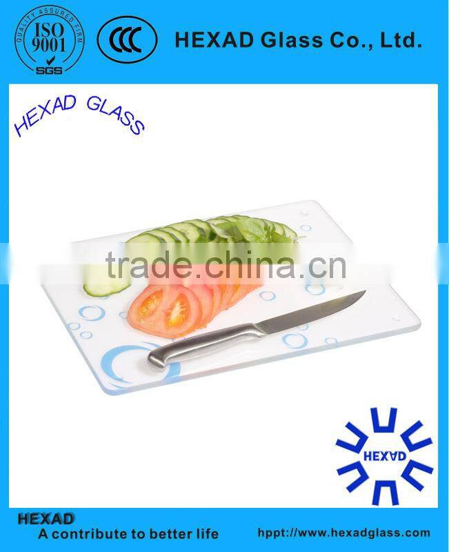 Easy Clean, Safety, Duribity Toughened Glass Cutting Board