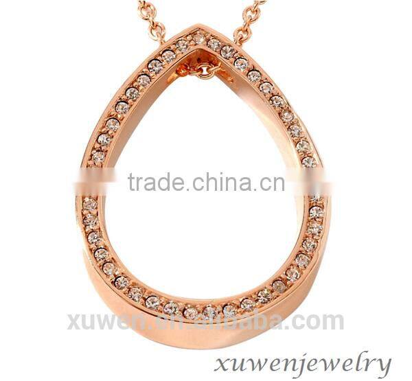 2016 custom stainless steel jewelry with CZ