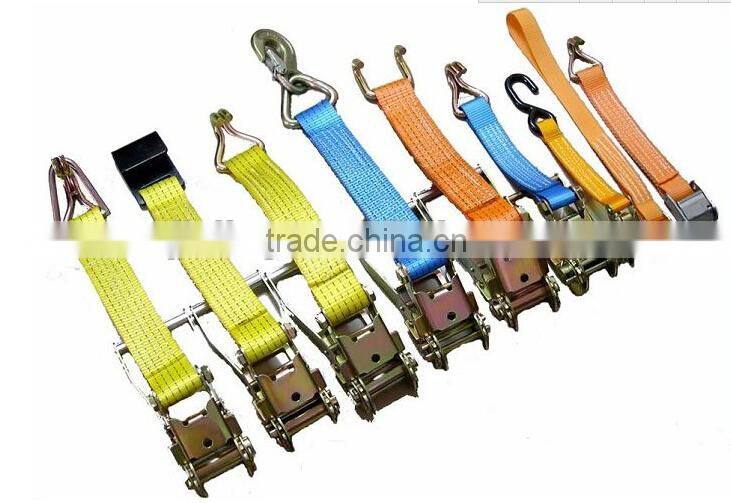 Cargo Lashing Strap/ Ratchet Tie Down Strap quick release buckle truck