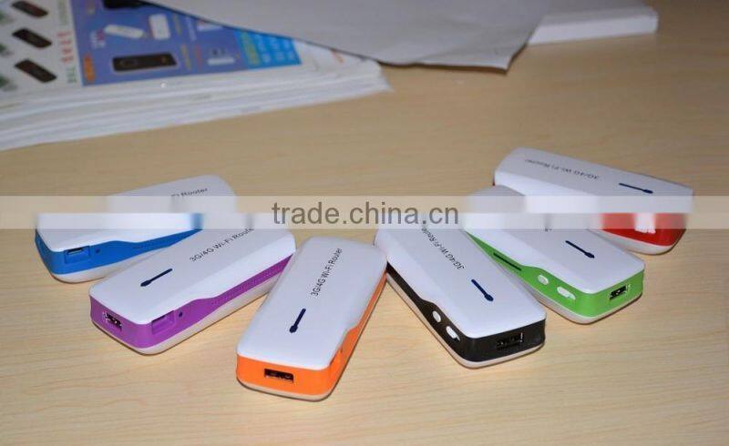 Mini 3g power Bank Portable 150Mbps 3G Wifi Router Wireless 3G /4G Hotspot RJ45 Support 3G USB Modem with Sim Card Slot Wi fi