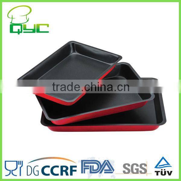 Non-Stick Carbon Steel 3 Piece Baking Tray Sets
