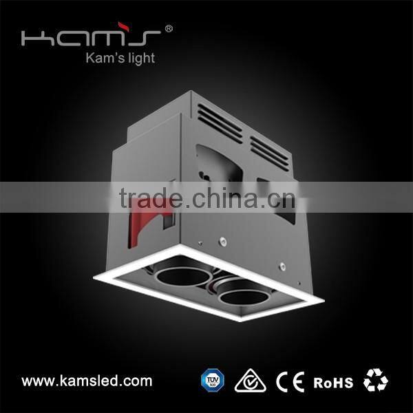 Unique design ceiling downlight suspended cob led light grid light fixture