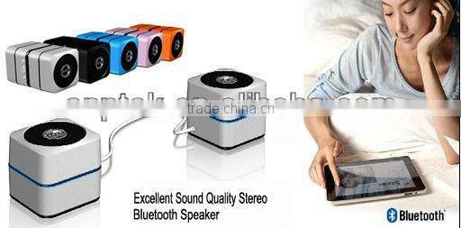 NEW DESIGN Aluminum wireless protable bluetooth MINI speaker for mobile iphone and table pc ipad
