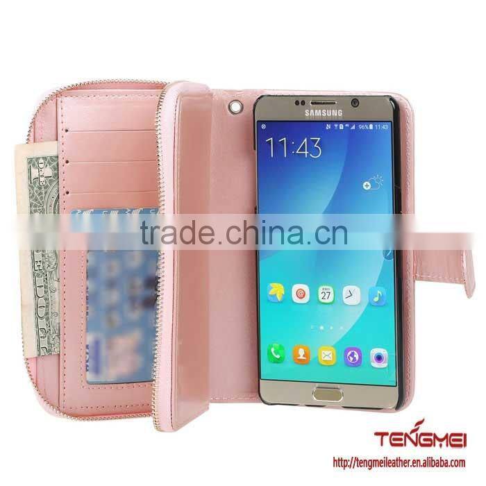 PU Leather Flip Folio Card Wallet Purse for Samsung Galaxy Note 7
