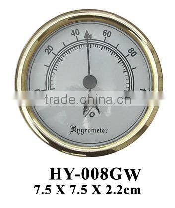 Wholesale Cigar humidor box use analog hygrometer