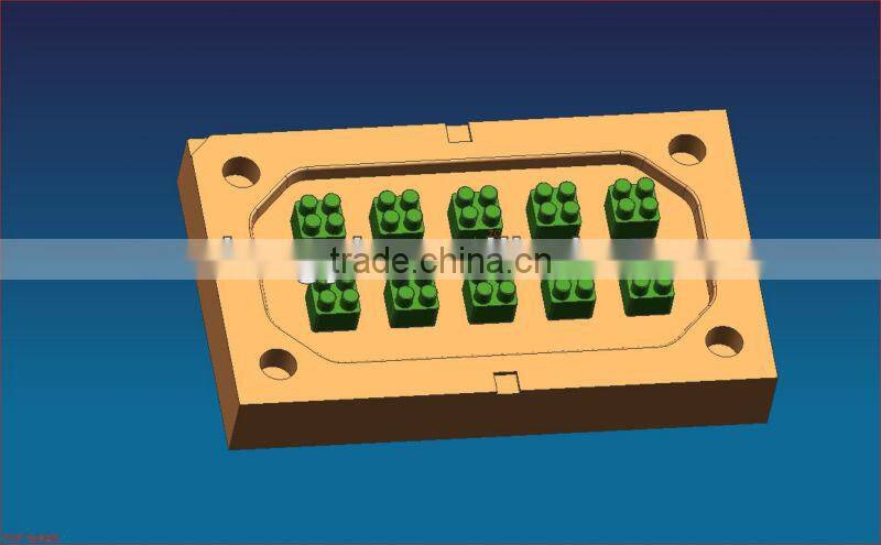 Children plastic brick mould