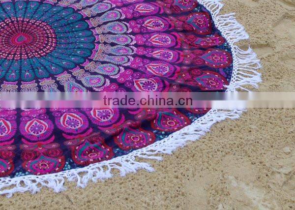 Mandala Round Roundie Yoga Mat Beach Throw Bohemian Roundie Hippie Mandala Round Throw Beach Roundie Tapestry Beach Roundie Art