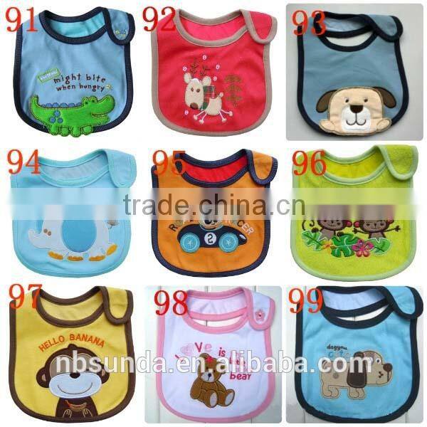 Hot sale customizable cotton baby bibs wholesale