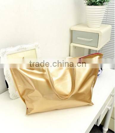 Gold and silver shopping bag