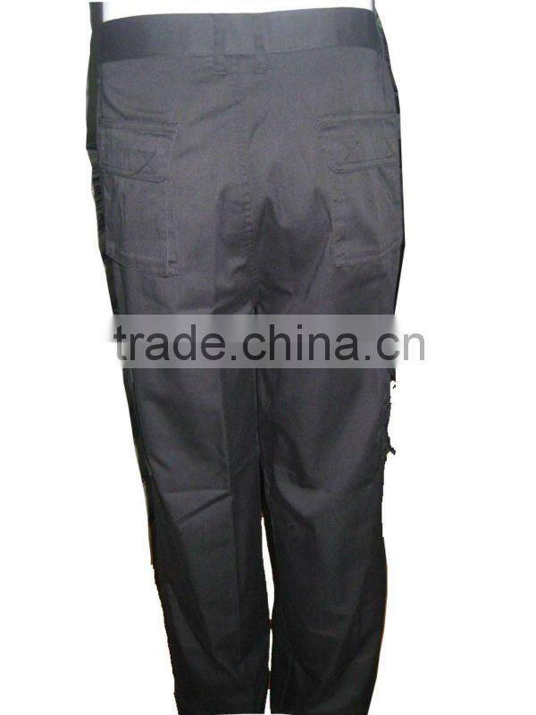 mens black cotton baggy pants