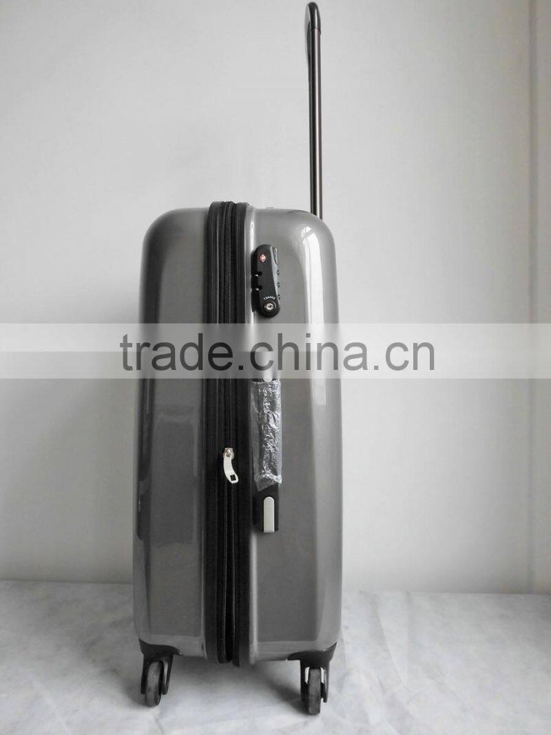 Vertical bart ABS+PC Bright trolley luggage set