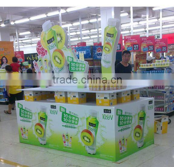 soy-based ink printing custom retail paper display for photo frame/paper display photo frame