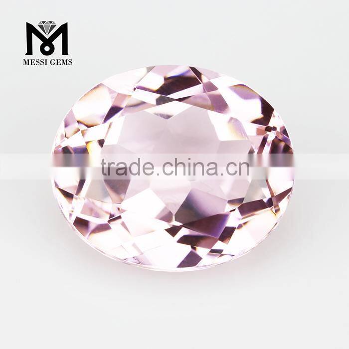 New Loose Gemstones Pink 44# Oval Cut 12 x 14 nanosital