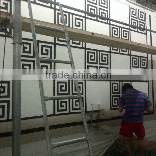 100%Nylon materail Customized home commercial use printed carpet