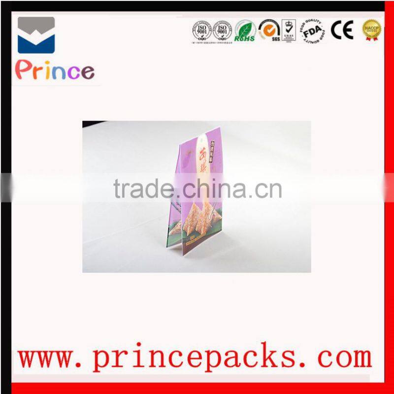 BOPP/AL/PE Laminated Plastic Side Gusset Packaging Pouches