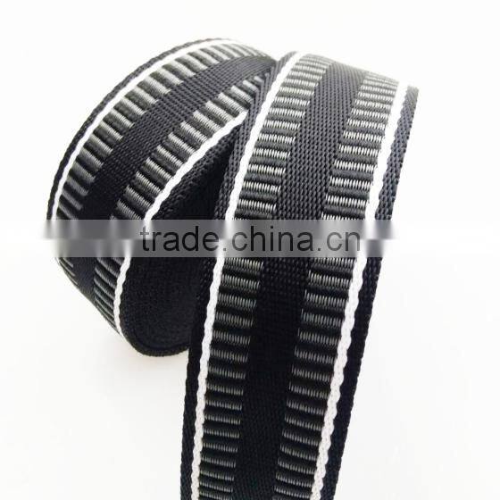 High quality custom made jacquard ribbon polyester tape nylon webbing
