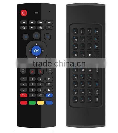 Hot sale wireless keyboard 2.4g mx3 air mouse for android tv box and mini pc