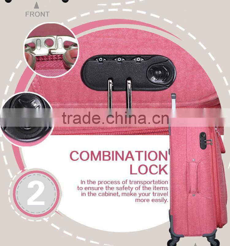 2016 new style ladies travel bags and eminent luggage price for wholesale