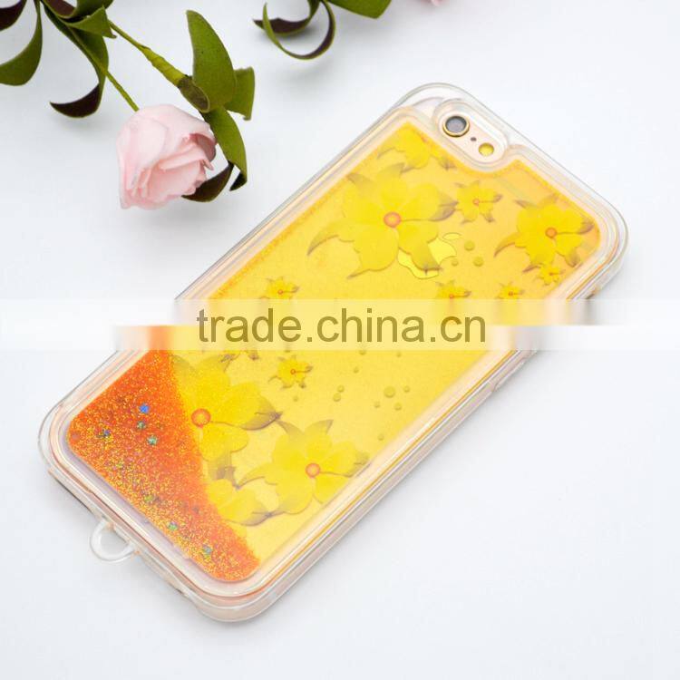 2016 hot selling liquid clear tpu case for iPhone6