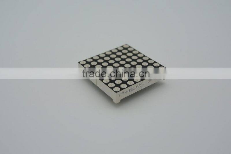 china led manufacturer blue emitting color 463nm 1.5 inch 38mm 4.75 mm pitch 8*8 dot matrix LED displays