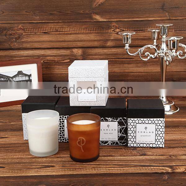 Natural Scented Soy Wax Candle in Glass Jar