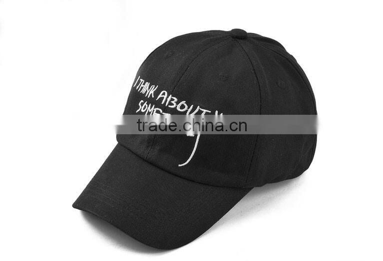 100% cotton twill fashion custom designed baseball sports caps