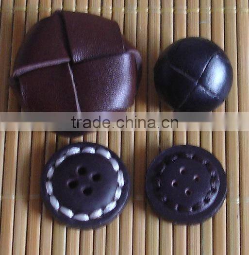 factory wholesale genuine leather buttons