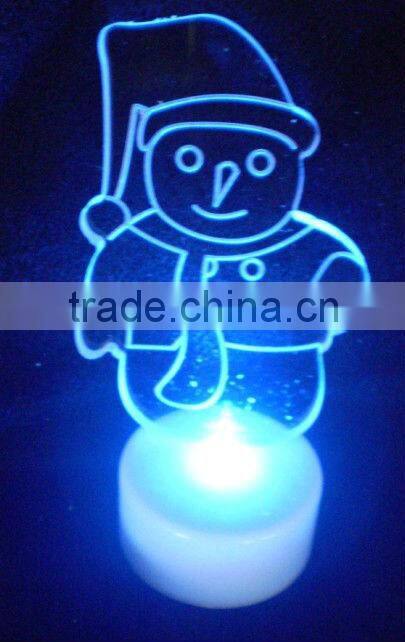 factory hot selling led gift night light snowman light for christmas,led table light,led christmas gift light