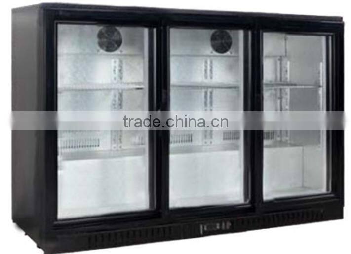 SICAO 108-330L Compressor Wine Cellar Cooler R134a Bar Wine Cooler with Glass Door