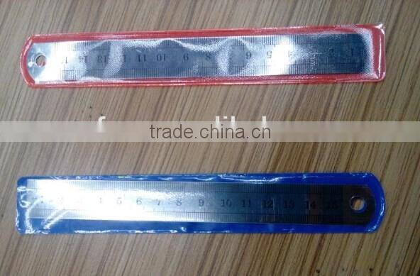 Reliable 15cm Double Side Stainless Steel Measuring Straight Ruler , 15cm ruler
