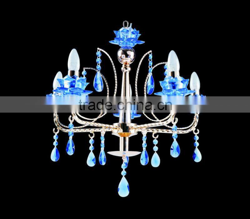 hot sale latest beautiful crystal lampshade