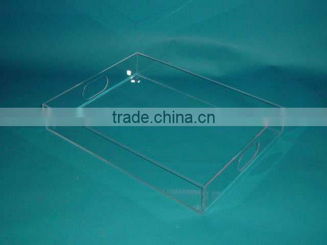clear acrylic Elegant Serving Tray